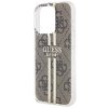 Guess GUHCP15LH4PSEGW iPhone 15 Pro 6.1 brązowy/brown hardcase IML 4G Gold Stripe